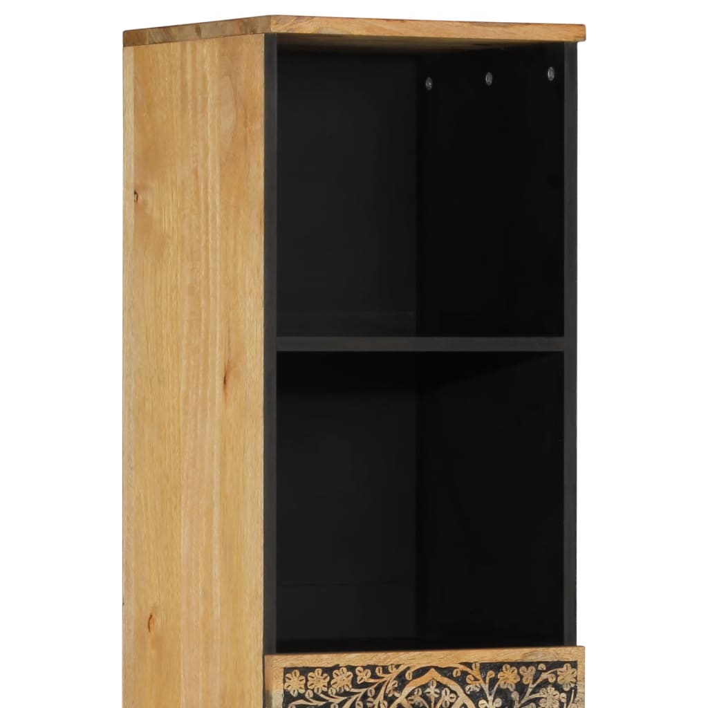 Bathroom Cabinet 38X33X160 Cm Solid Wood Mango