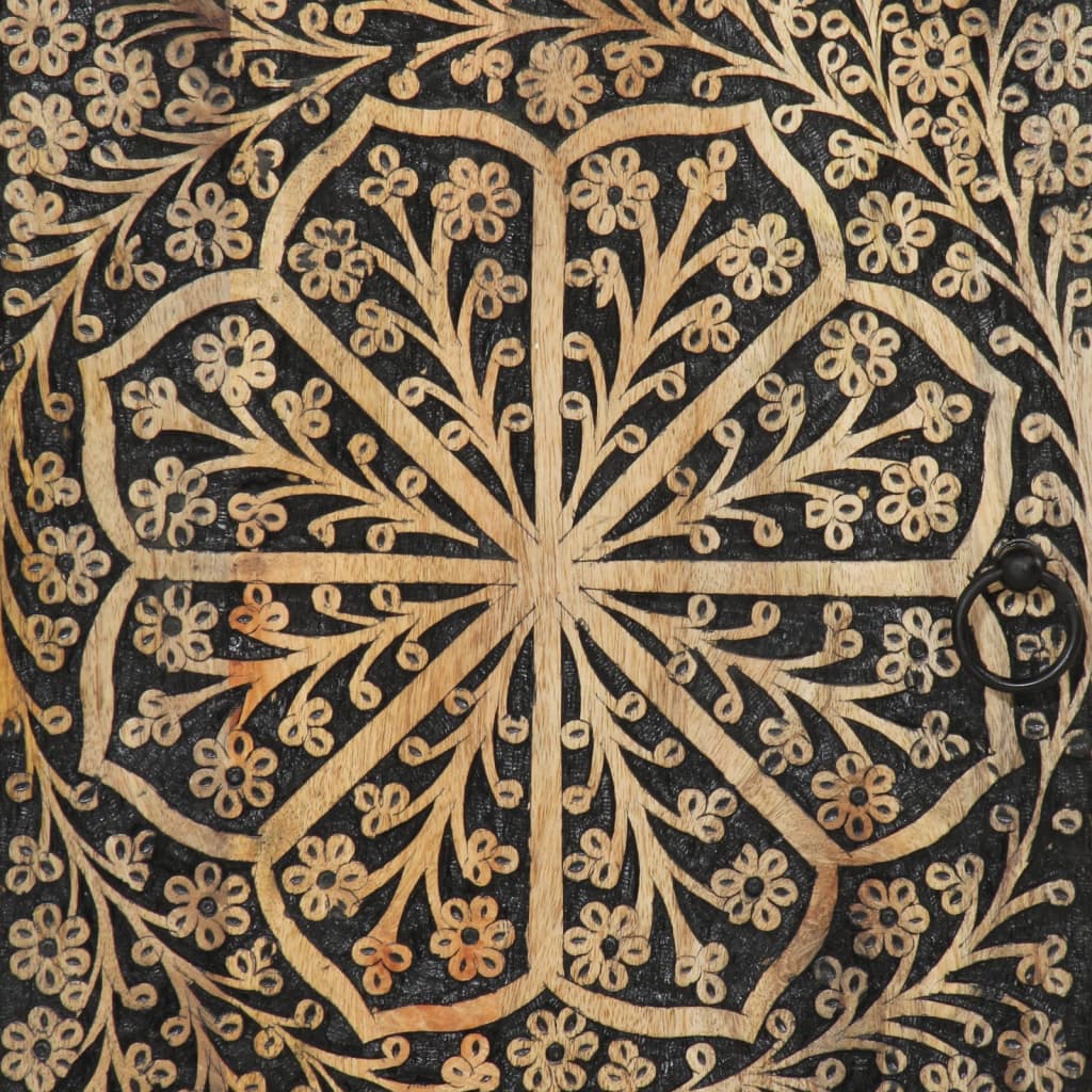 Bathroom Cabinet 38X33X160 Cm Solid Wood Mango