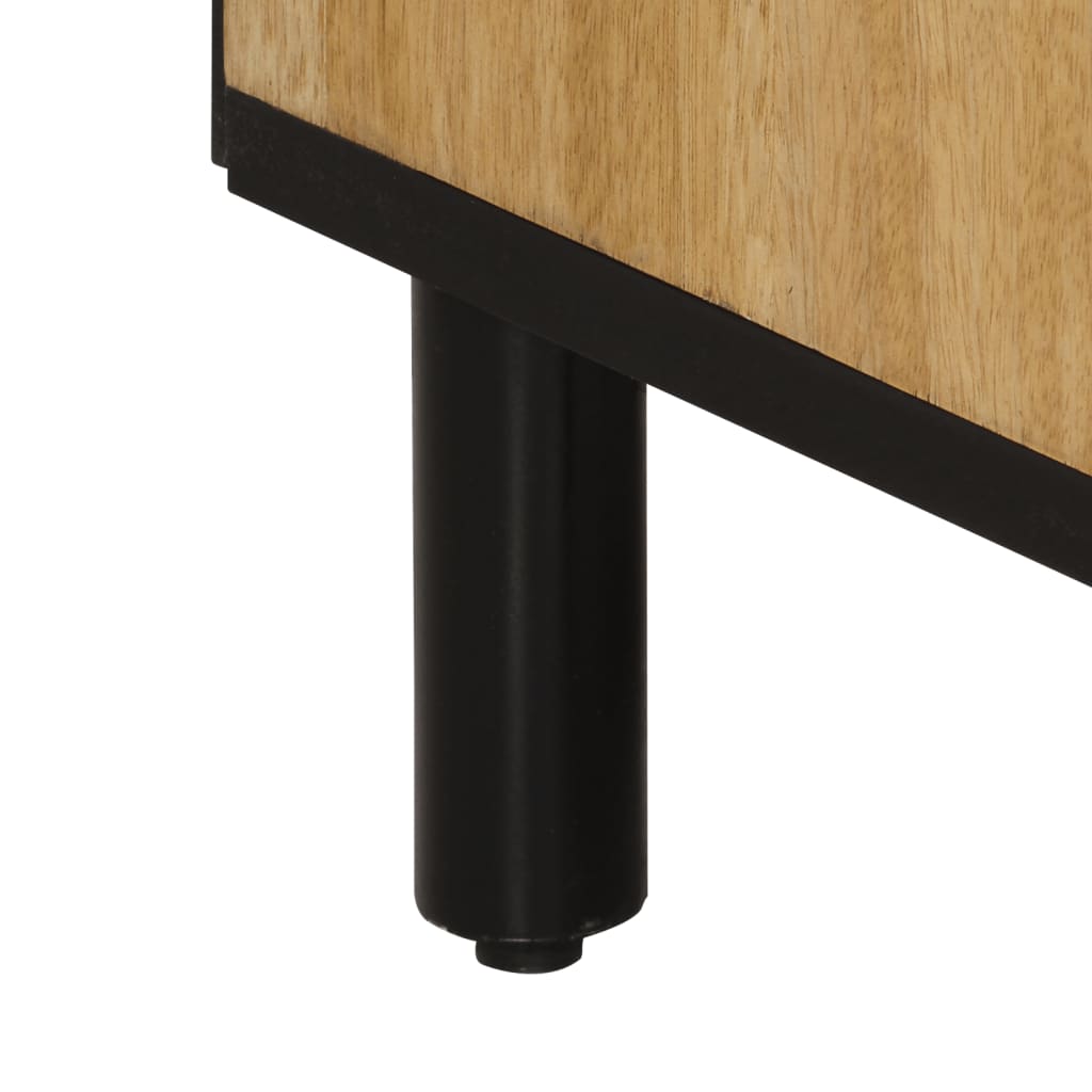 Bathroom Cabinet 38X33X160 Cm Solid Wood Mango