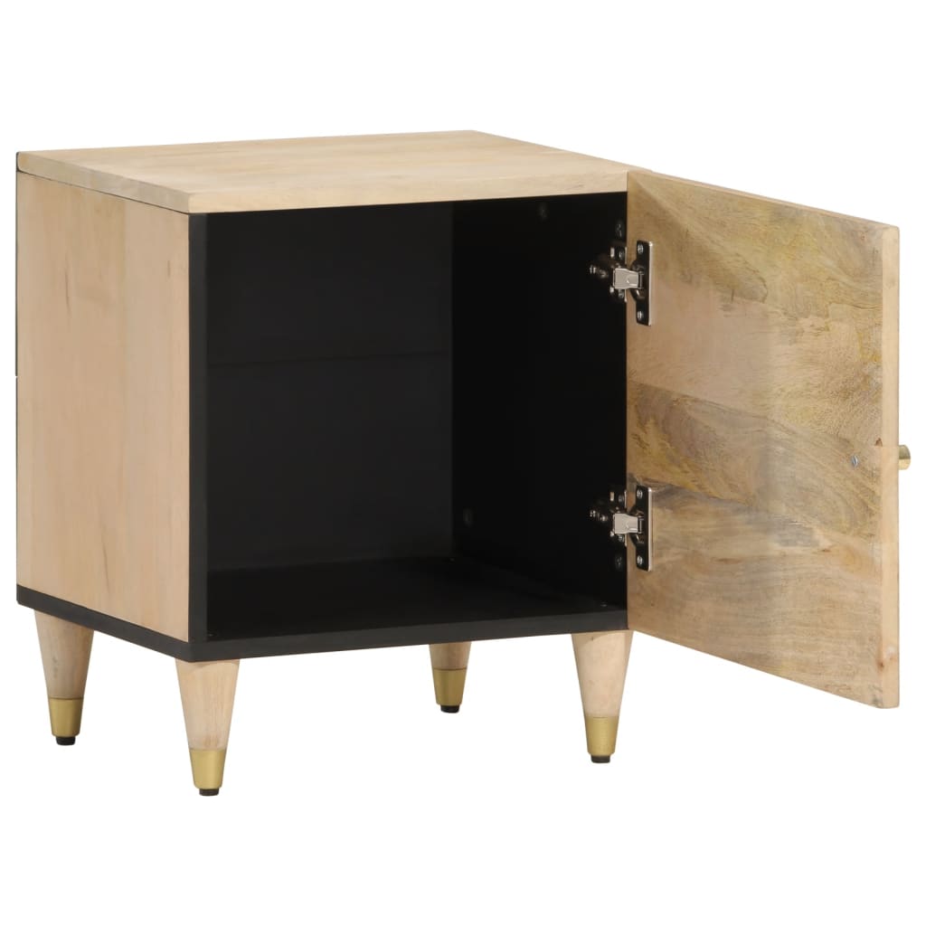 Bedside Cabinet 40X33X46 Cm Solid Wood Mango