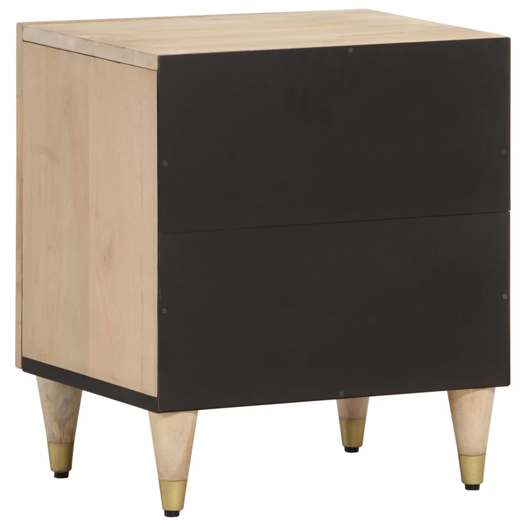 Bedside Cabinet 40X33X46 Cm Solid Wood Mango