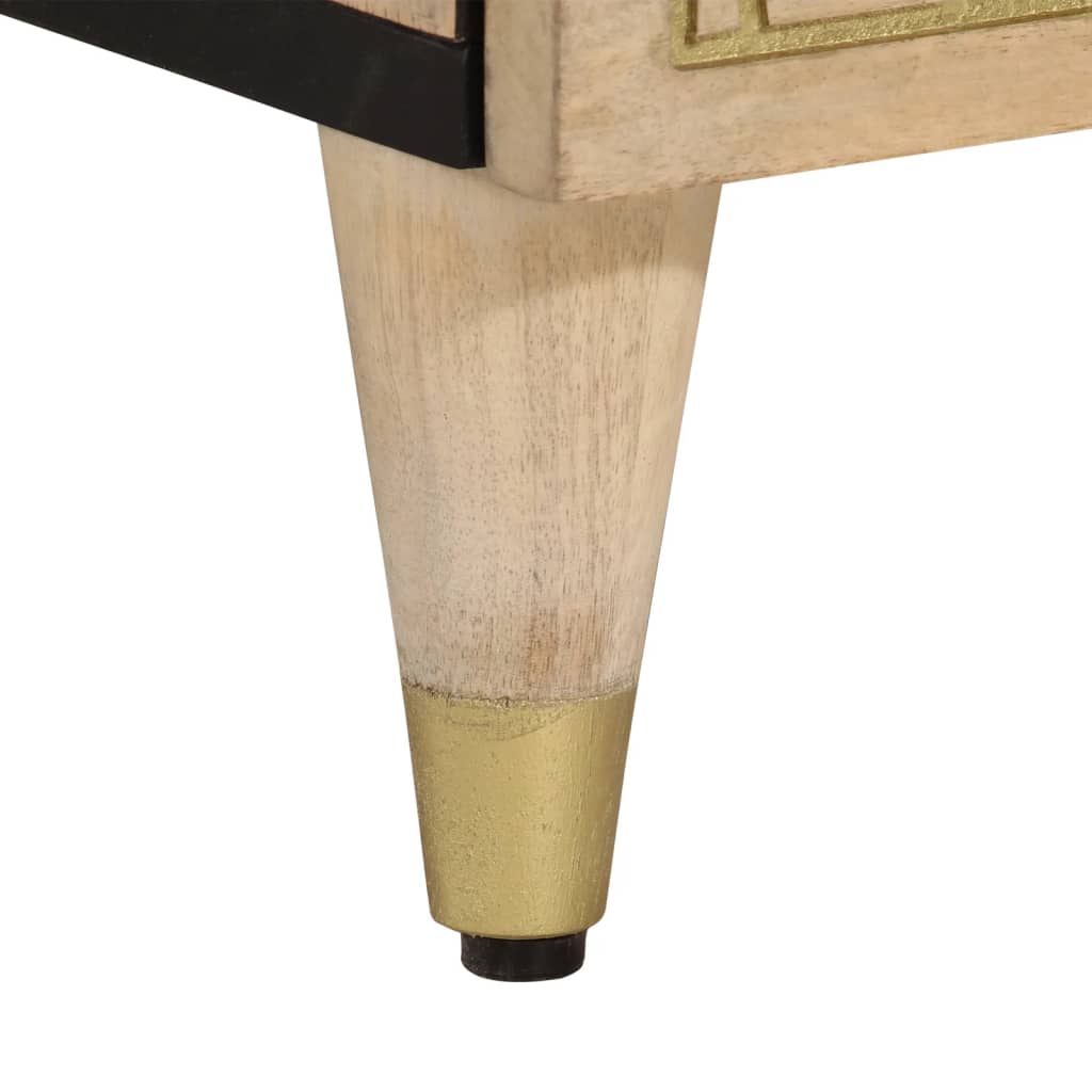 Bedside Cabinet 40X33X46 Cm Solid Wood Mango