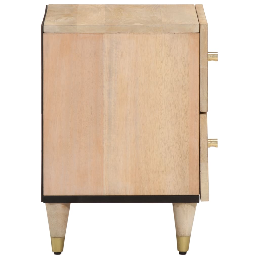 Bedside Cabinet 40X33X46 Cm Solid Wood Mango