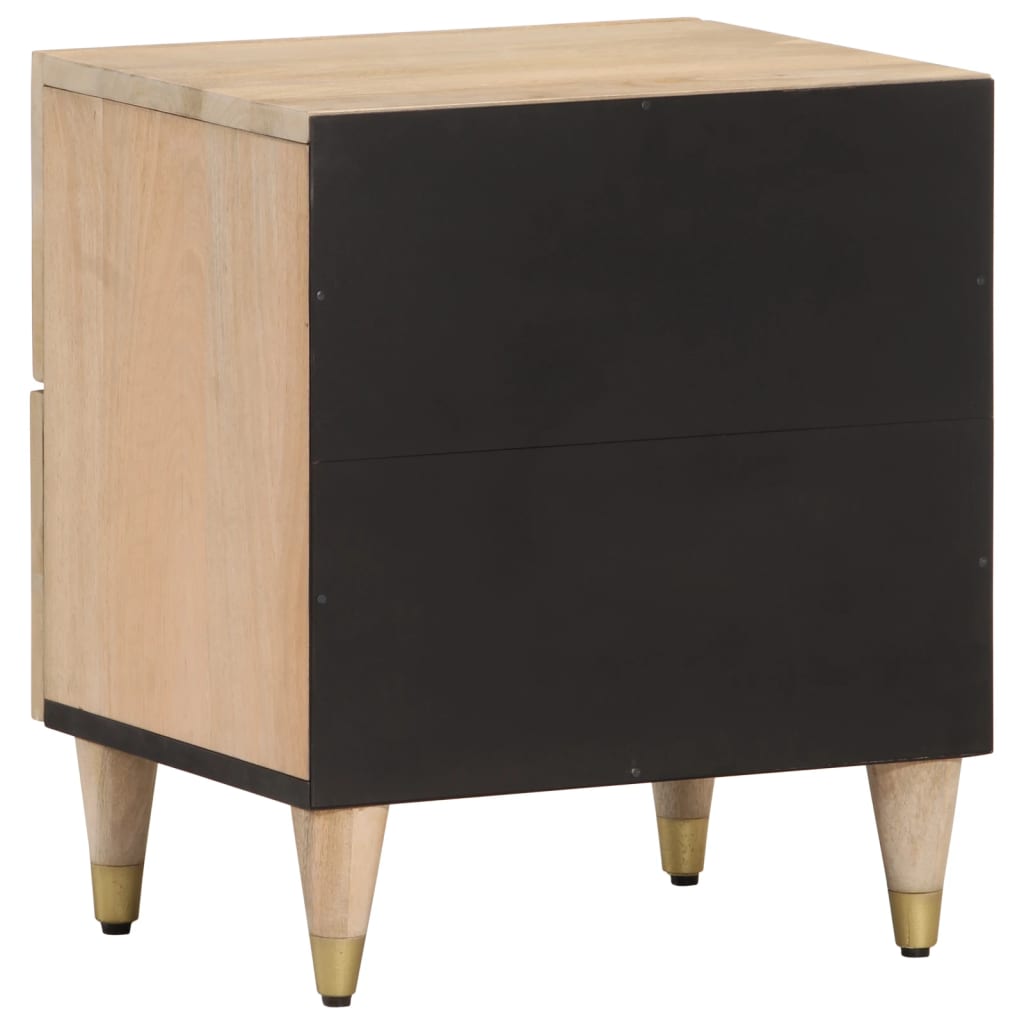 Bedside Cabinet 40X33X46 Cm Solid Wood Mango