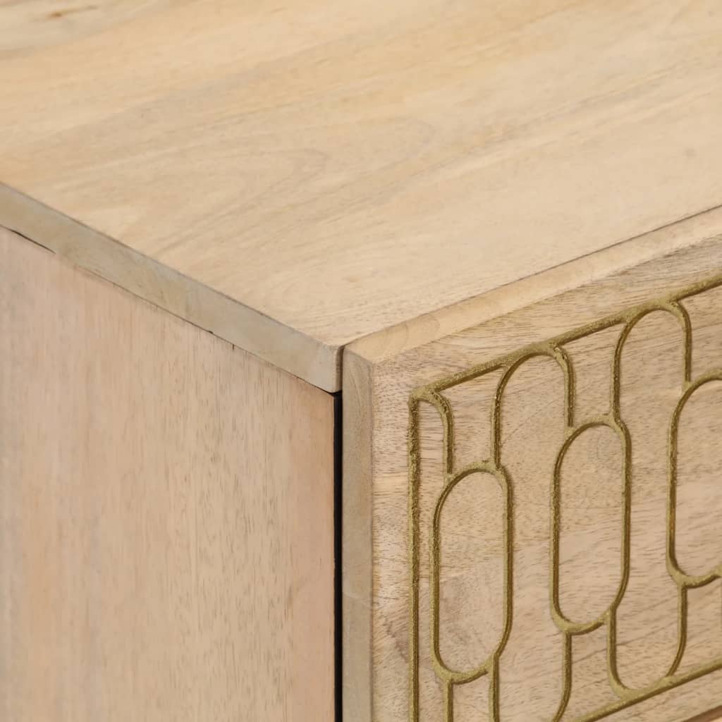 Bedside Cabinet 40X33X46 Cm Solid Wood Mango