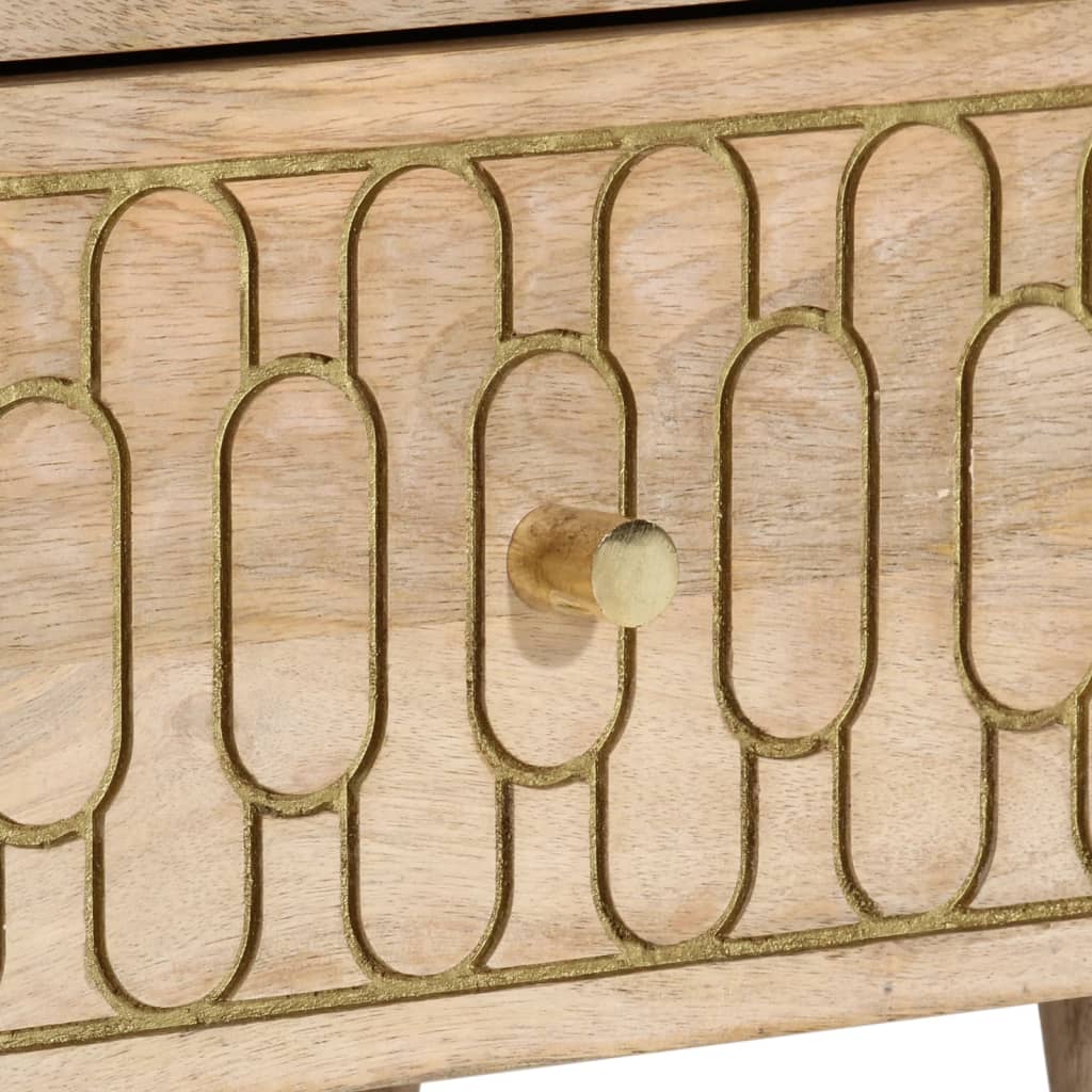 Bedside Cabinet 40X33X46 Cm Solid Wood Mango