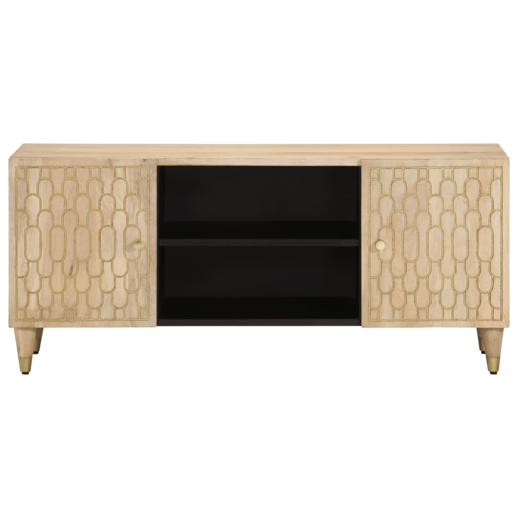 Tv Cabinet 105X33X46 Cm Solid Wood Mango