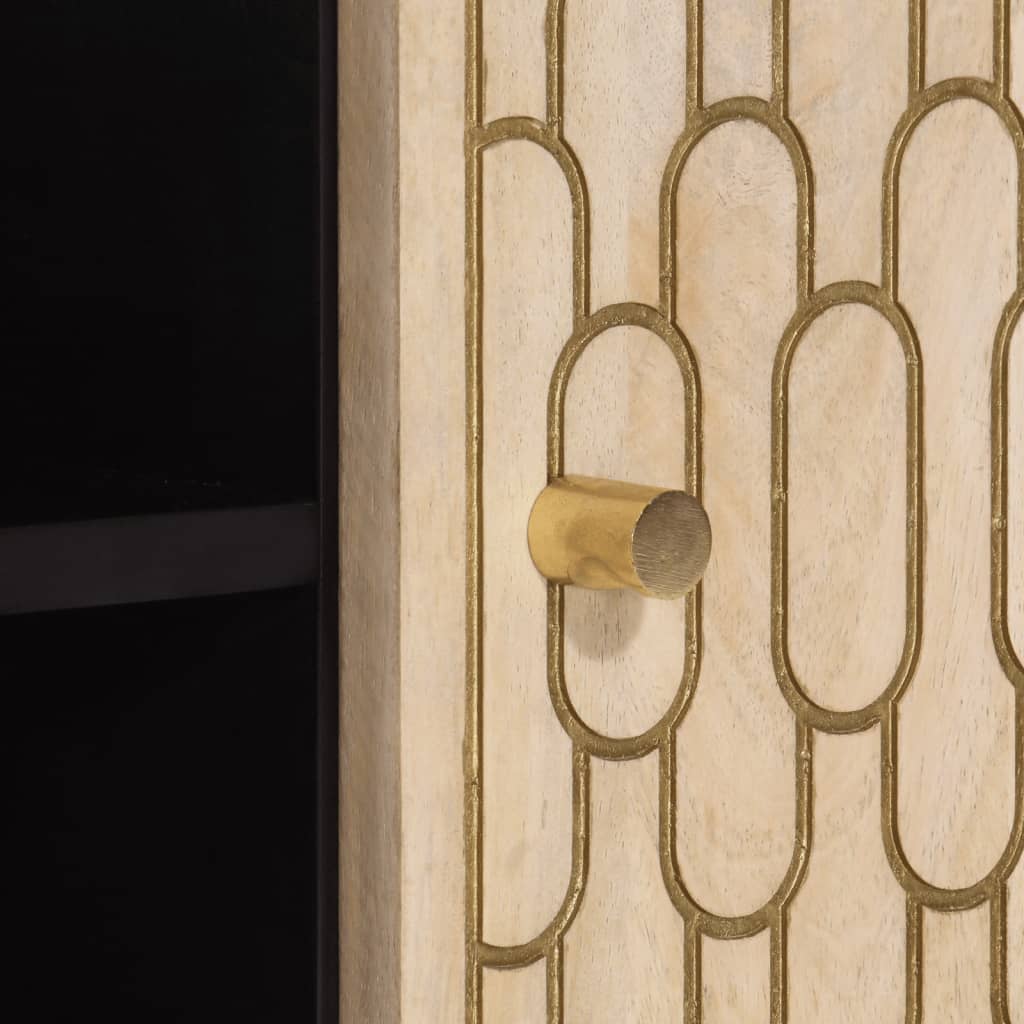 Tv Cabinet 105X33X46 Cm Solid Wood Mango