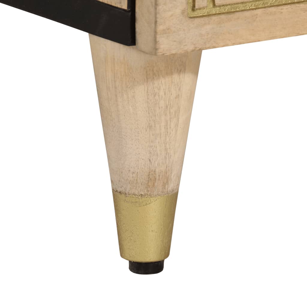 Tv Cabinet 105X33X46 Cm Solid Wood Mango