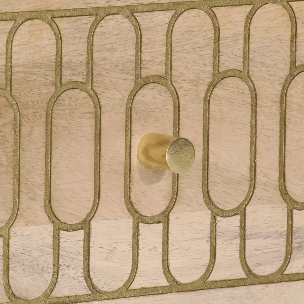 Tv Cabinet 70X33X46 Cm Solid Wood Mango