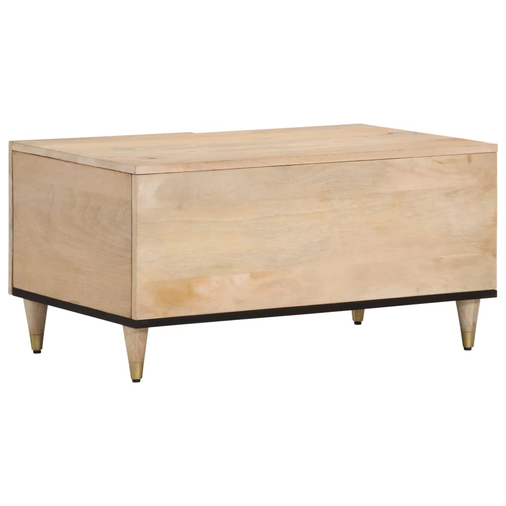 Coffee Table 80X50X40 Cm Solid Wood Mango