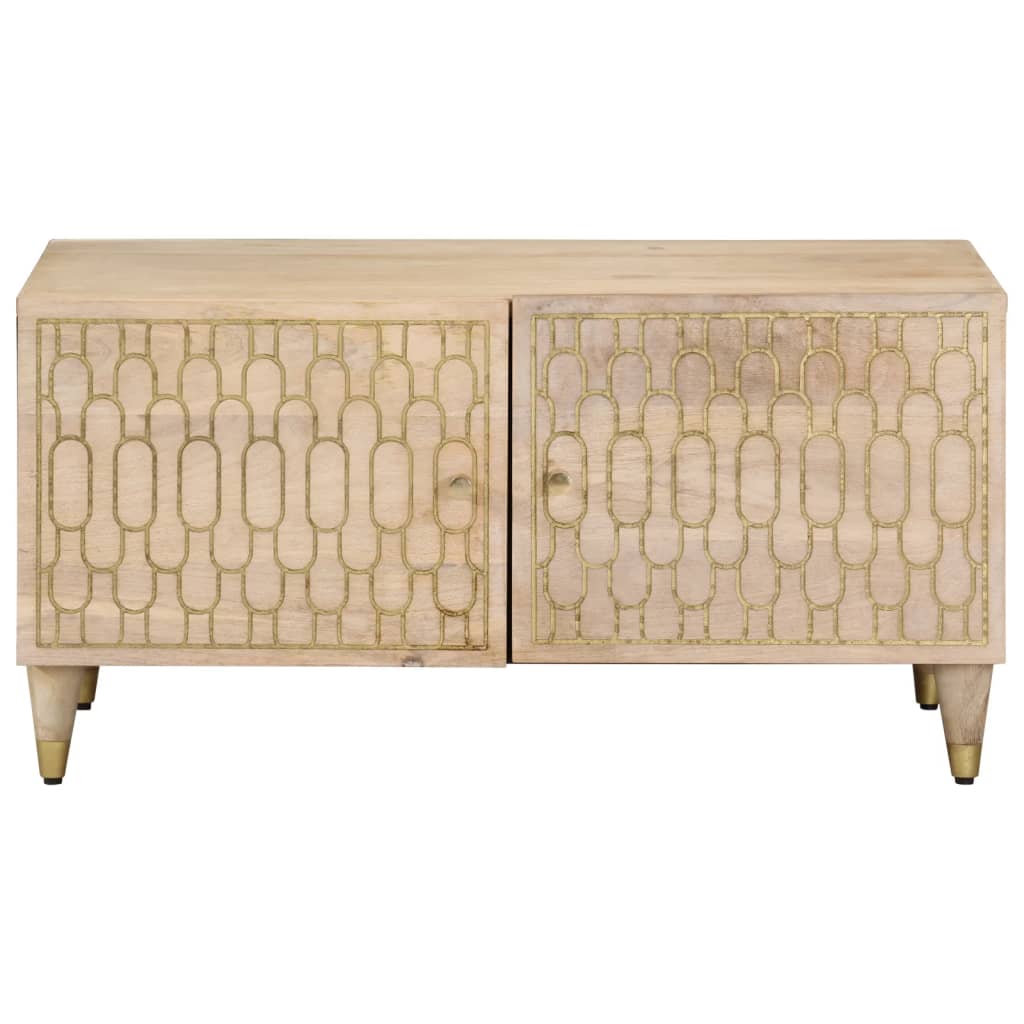 Coffee Table 80X50X40 Cm Solid Wood Mango