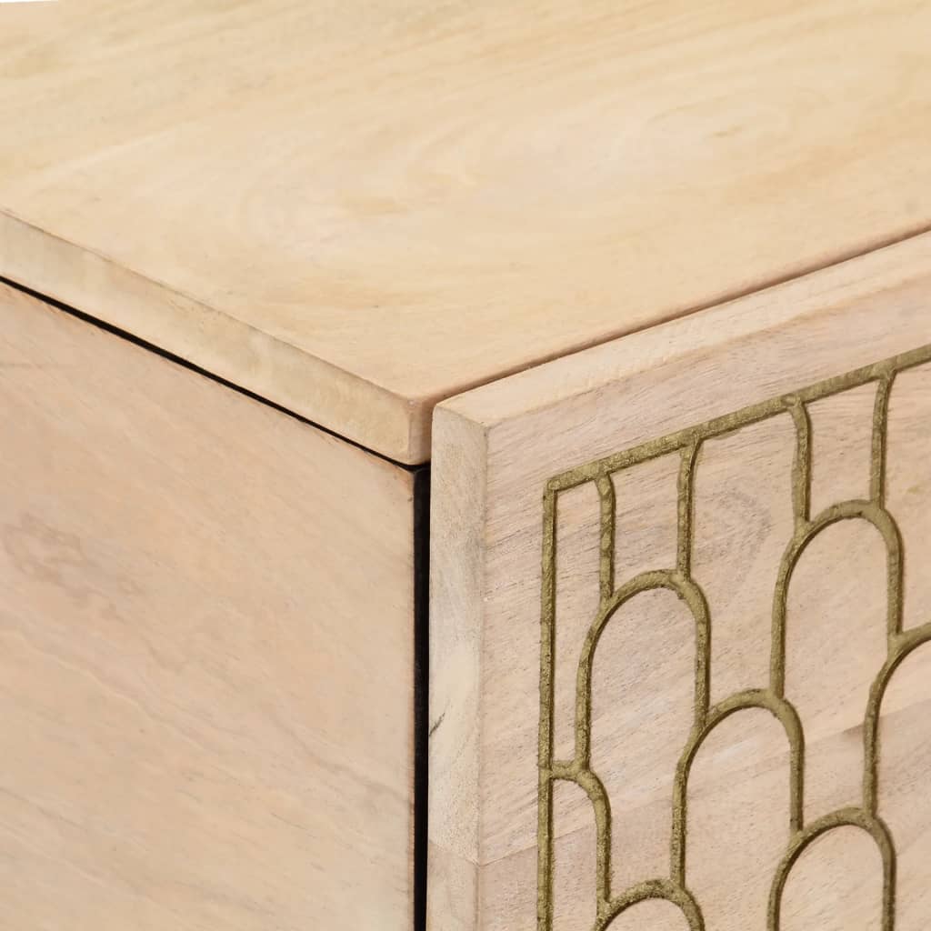 Coffee Table 80X50X40 Cm Solid Wood Mango