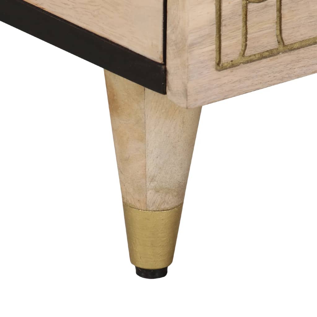 Coffee Table 80X50X40 Cm Solid Wood Mango