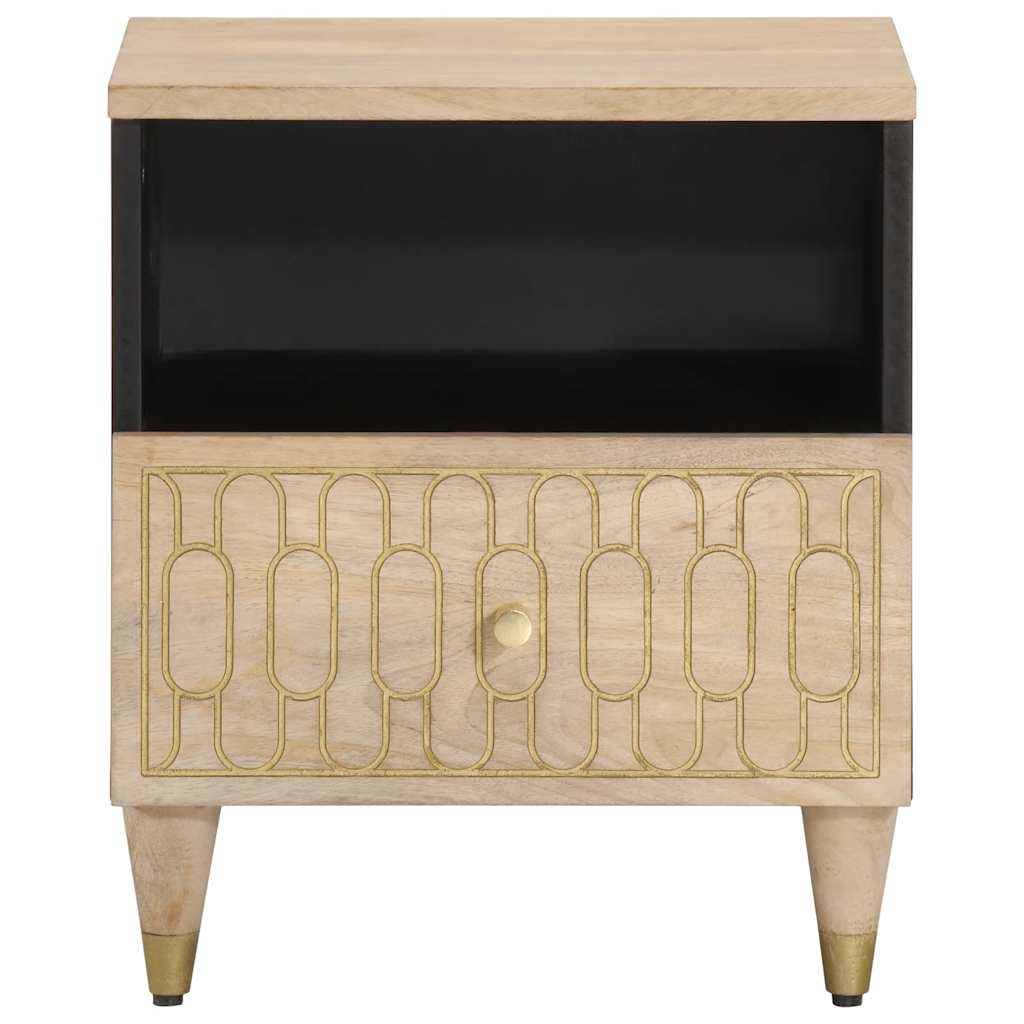 Bedside Cabinets 2 Pcs 40X33X46 Cm Solid Wood Mango