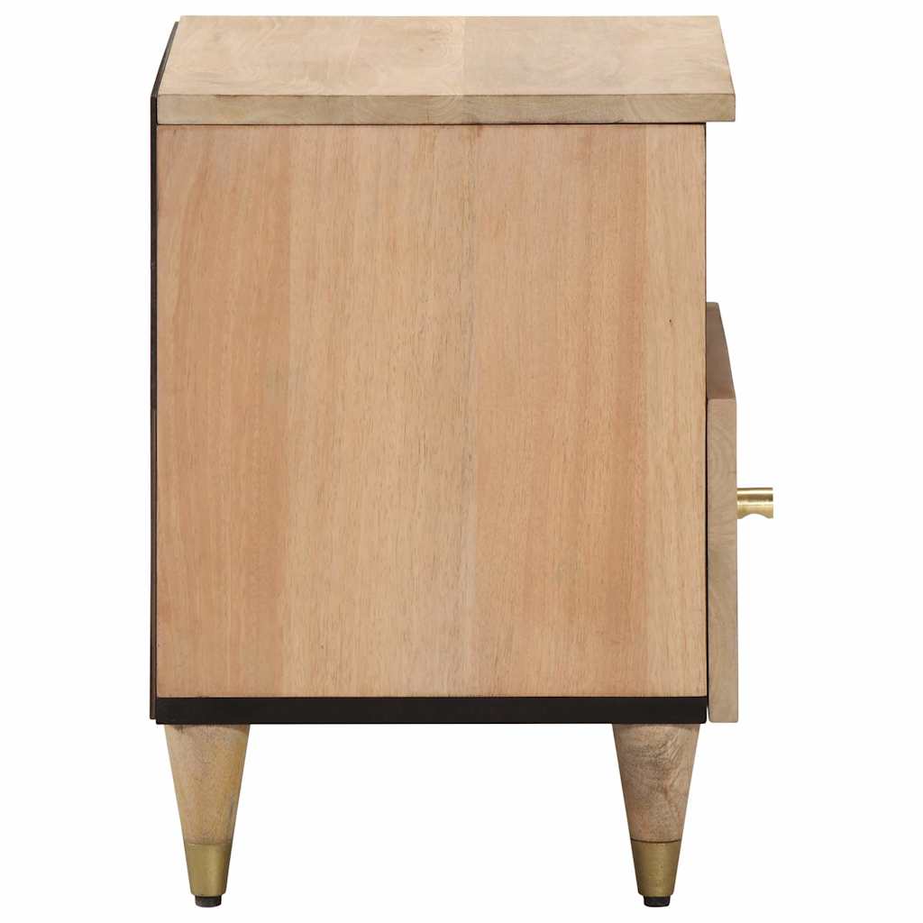 Bedside Cabinets 2 Pcs 40X33X46 Cm Solid Wood Mango