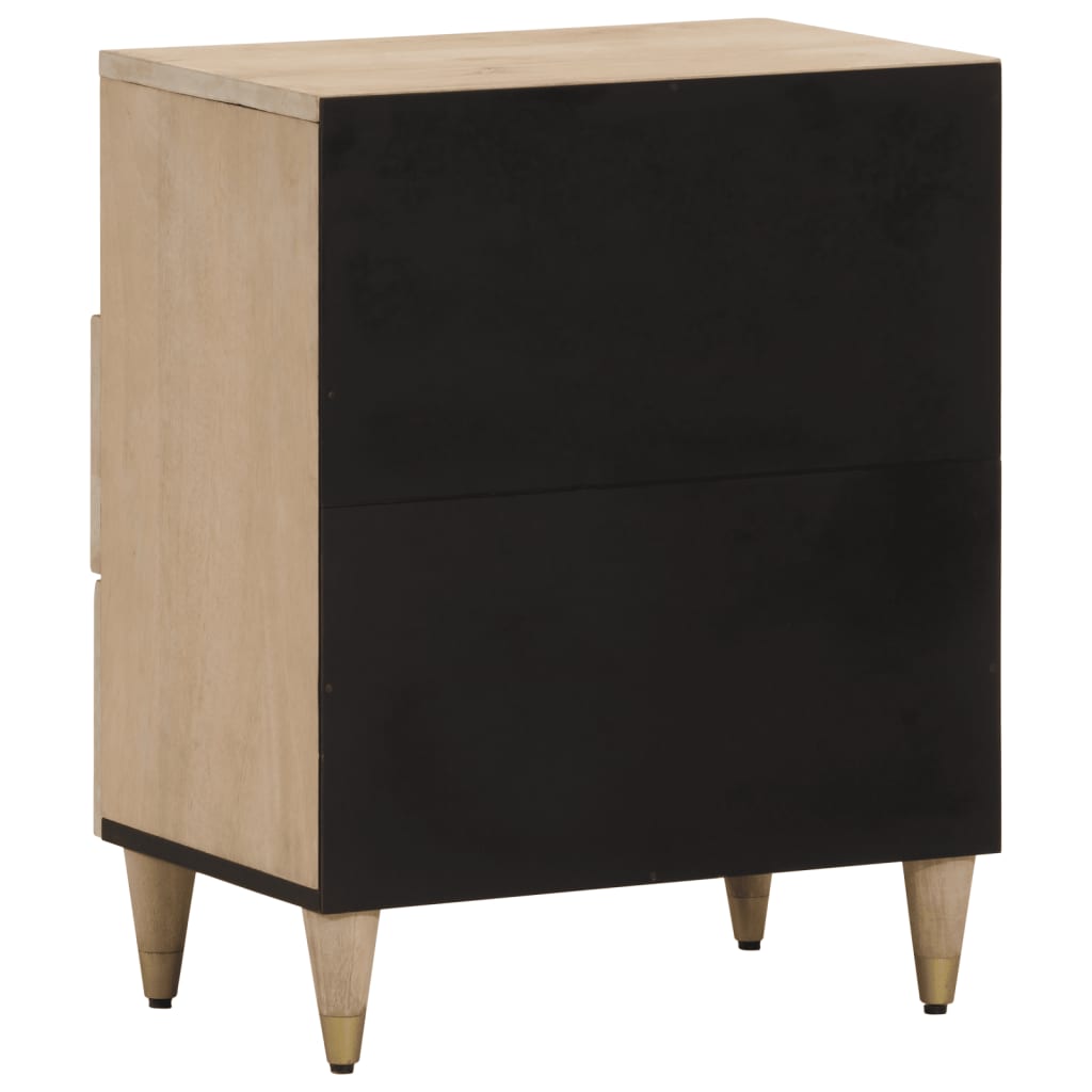 Bedside Cabinet 50X33X60 Cm Solid Wood Mango