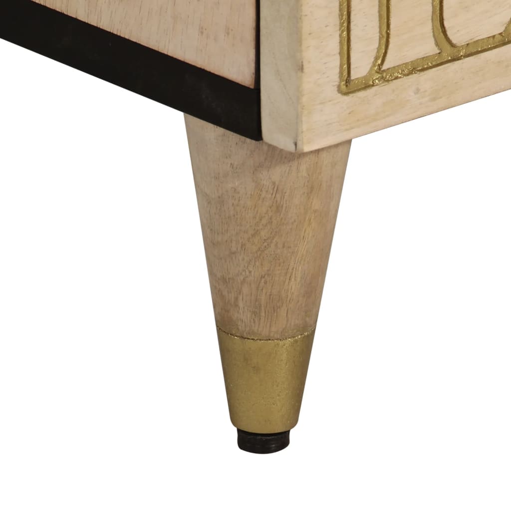 Bedside Cabinet 50X33X60 Cm Solid Wood Mango