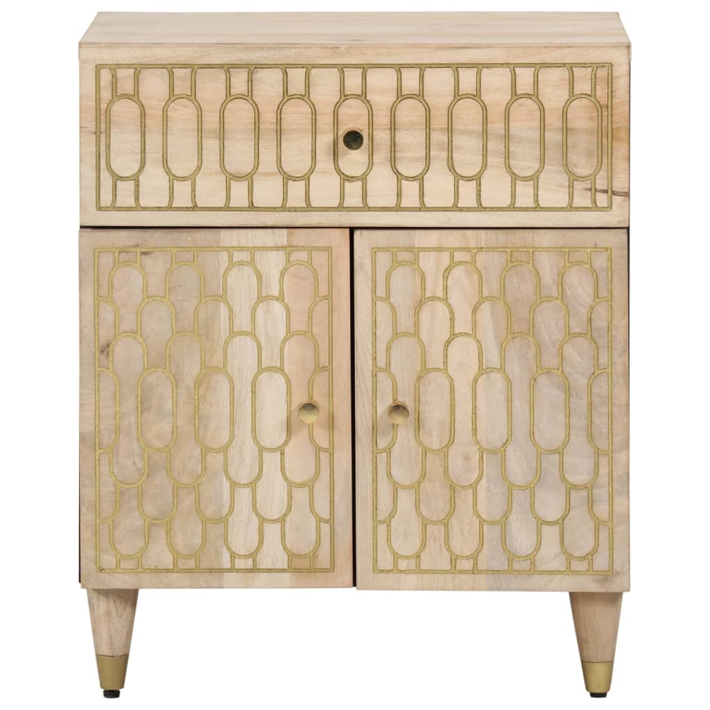Bedside Cabinet 50X33X60 Cm Solid Wood Mango