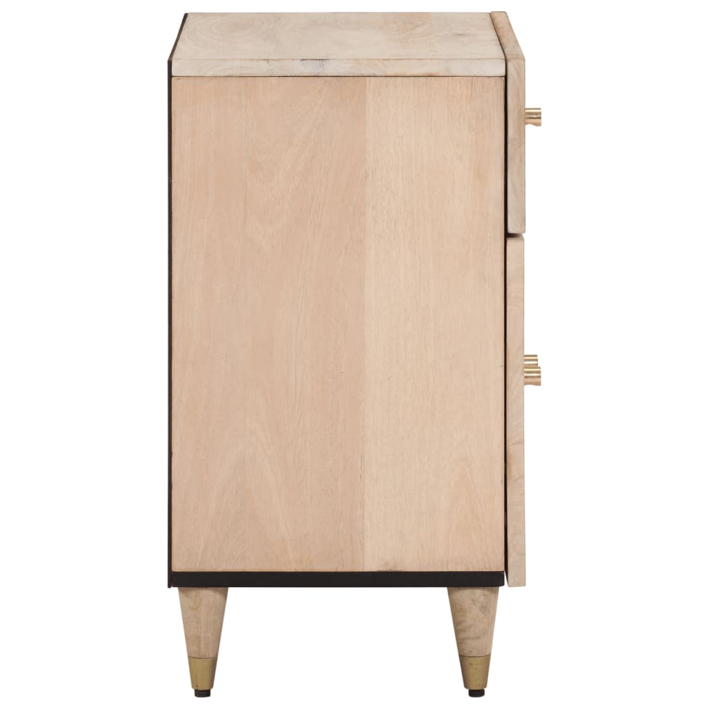 Bedside Cabinet 50X33X60 Cm Solid Wood Mango