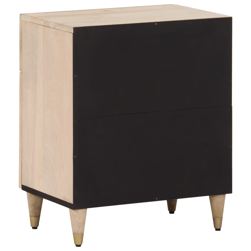 Bedside Cabinet 50X33X60 Cm Solid Wood Mango