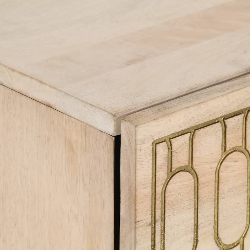 Bedside Cabinet 50X33X60 Cm Solid Wood Mango