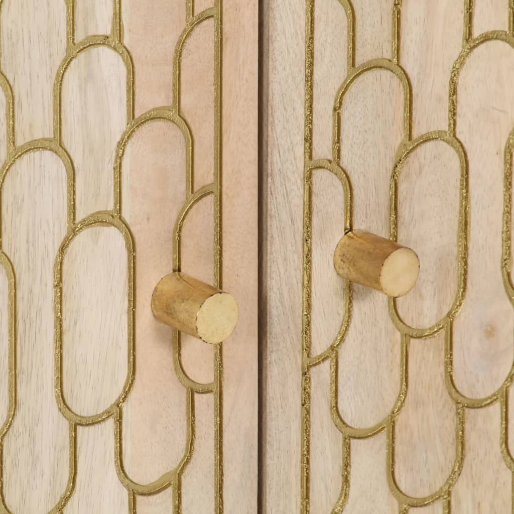 Bedside Cabinet 50X33X60 Cm Solid Wood Mango