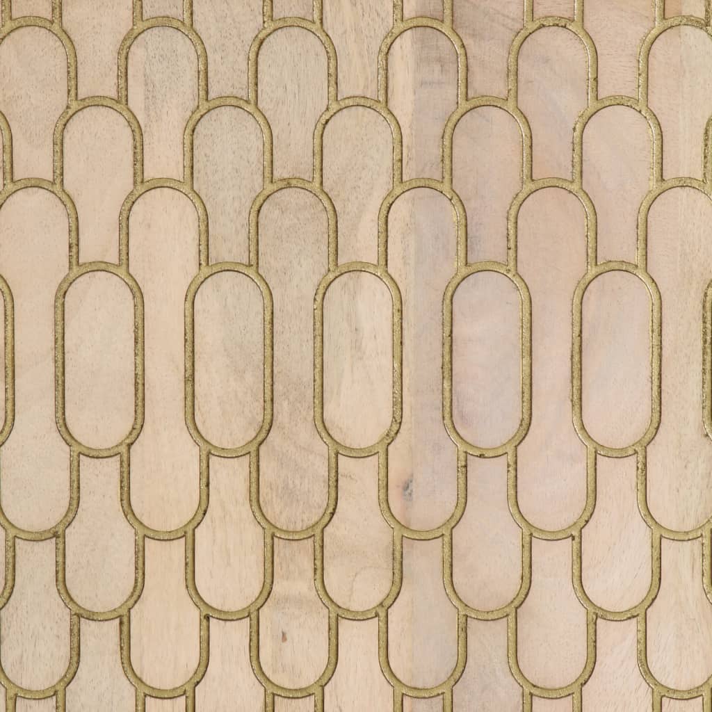 Bedside Cabinet 50X33X60 Cm Solid Wood Mango