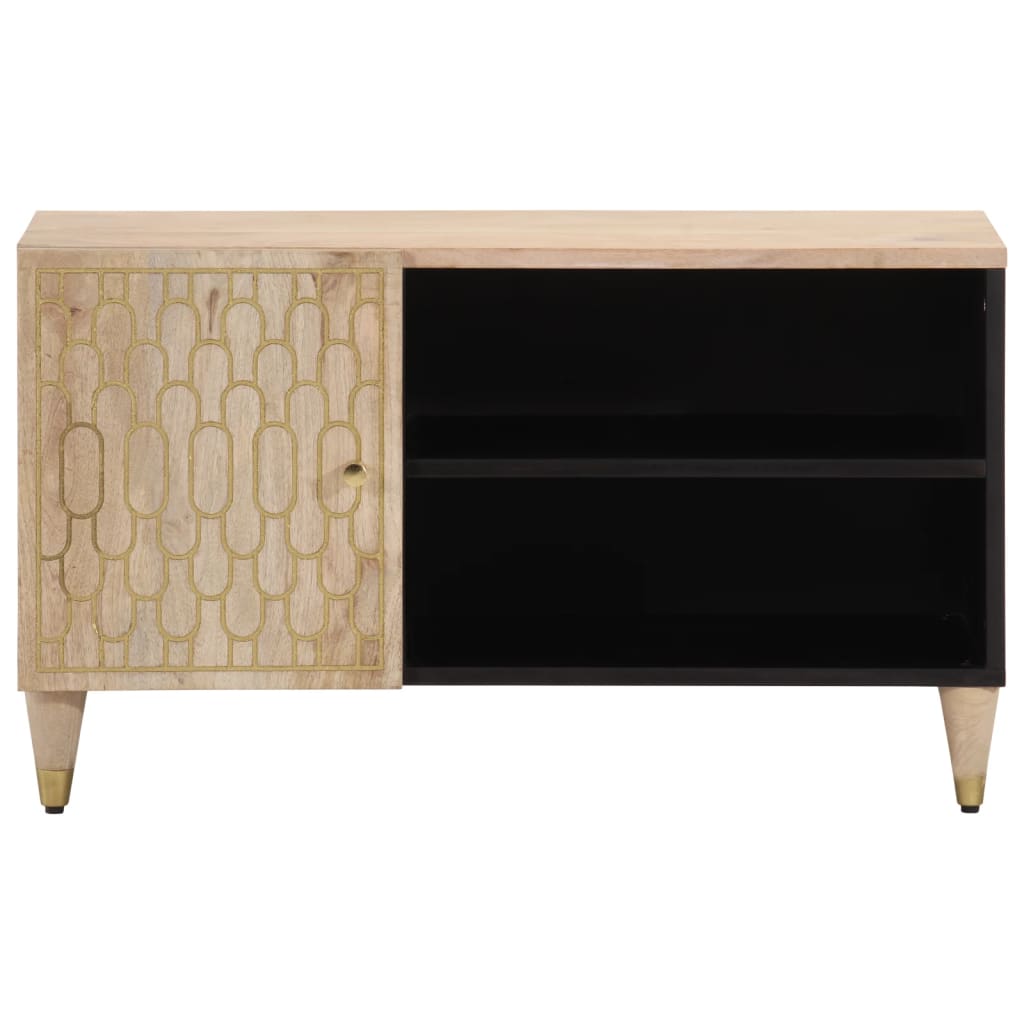 Tv Cabinet 80X31X46 Cm Solid Wood Mango
