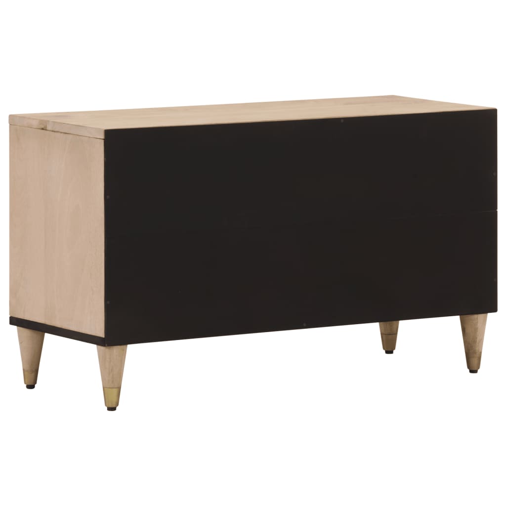 Tv Cabinet 80X31X46 Cm Solid Wood Mango