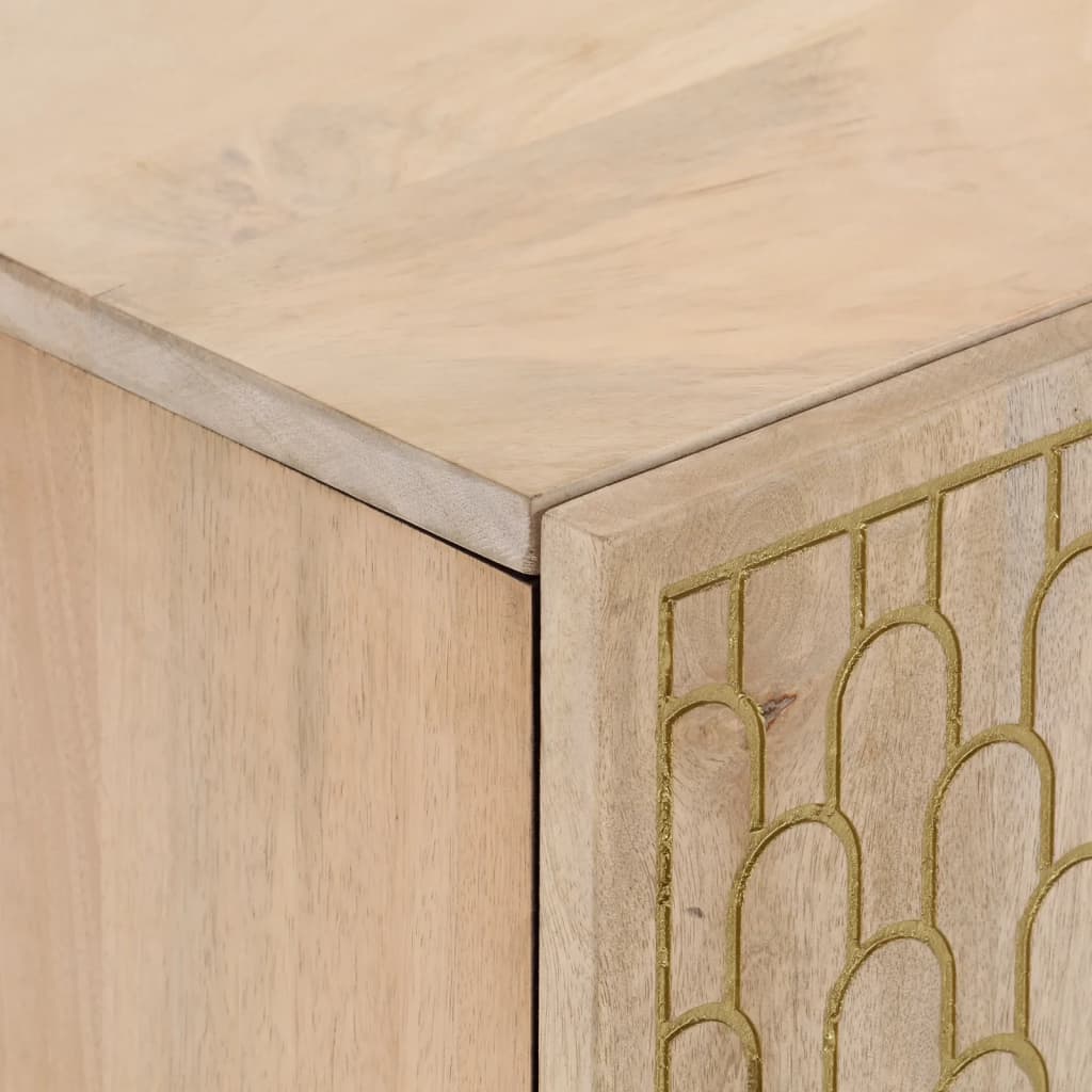 Tv Cabinet 80X31X46 Cm Solid Wood Mango