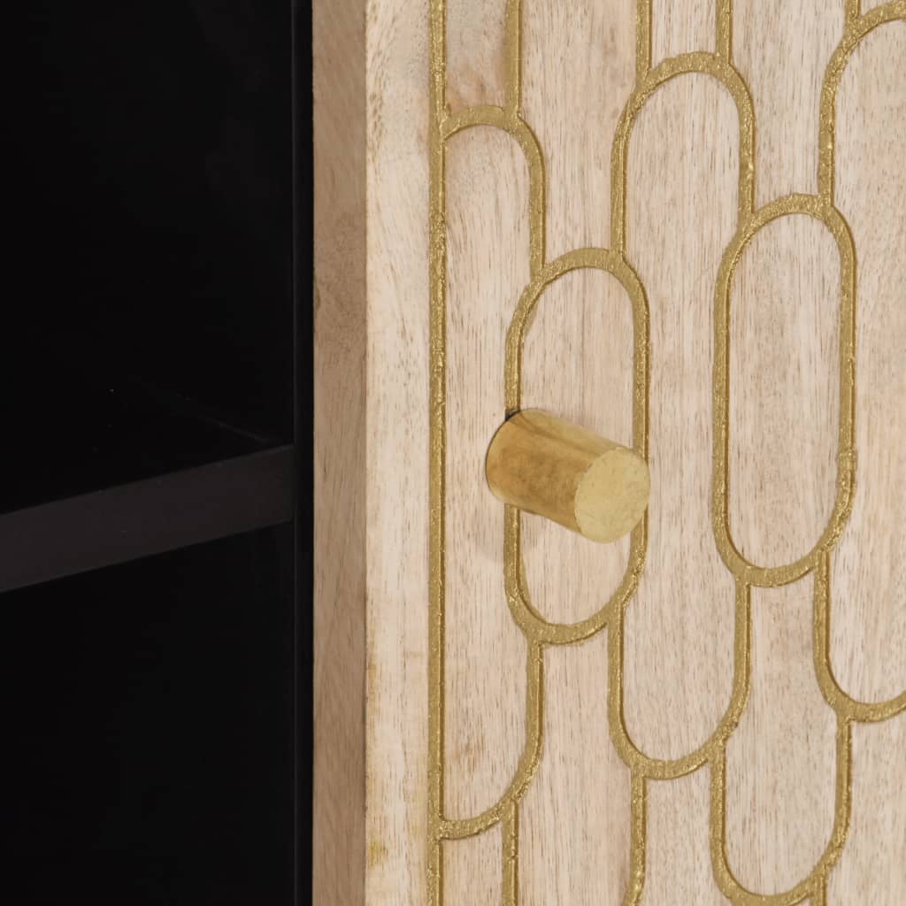 Tv Cabinet 80X31X46 Cm Solid Wood Mango