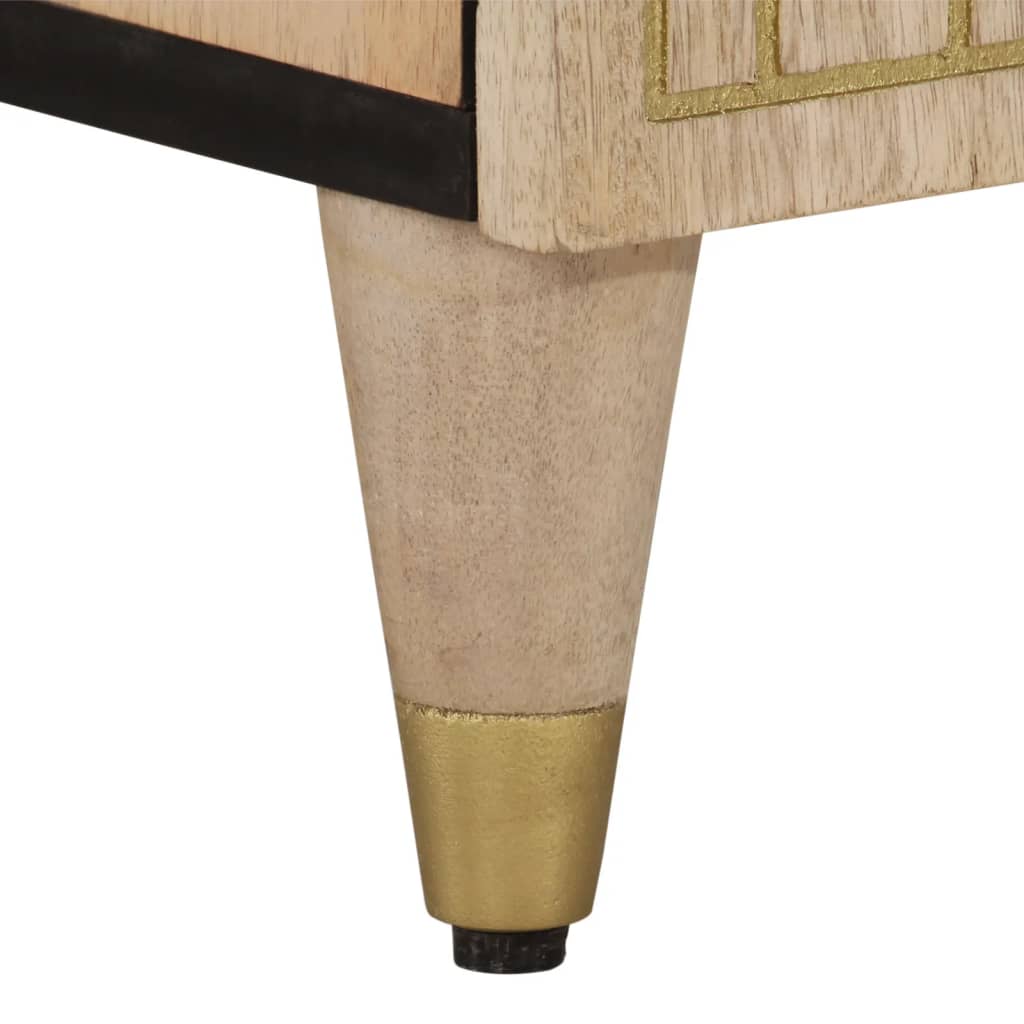 Tv Cabinet 80X31X46 Cm Solid Wood Mango