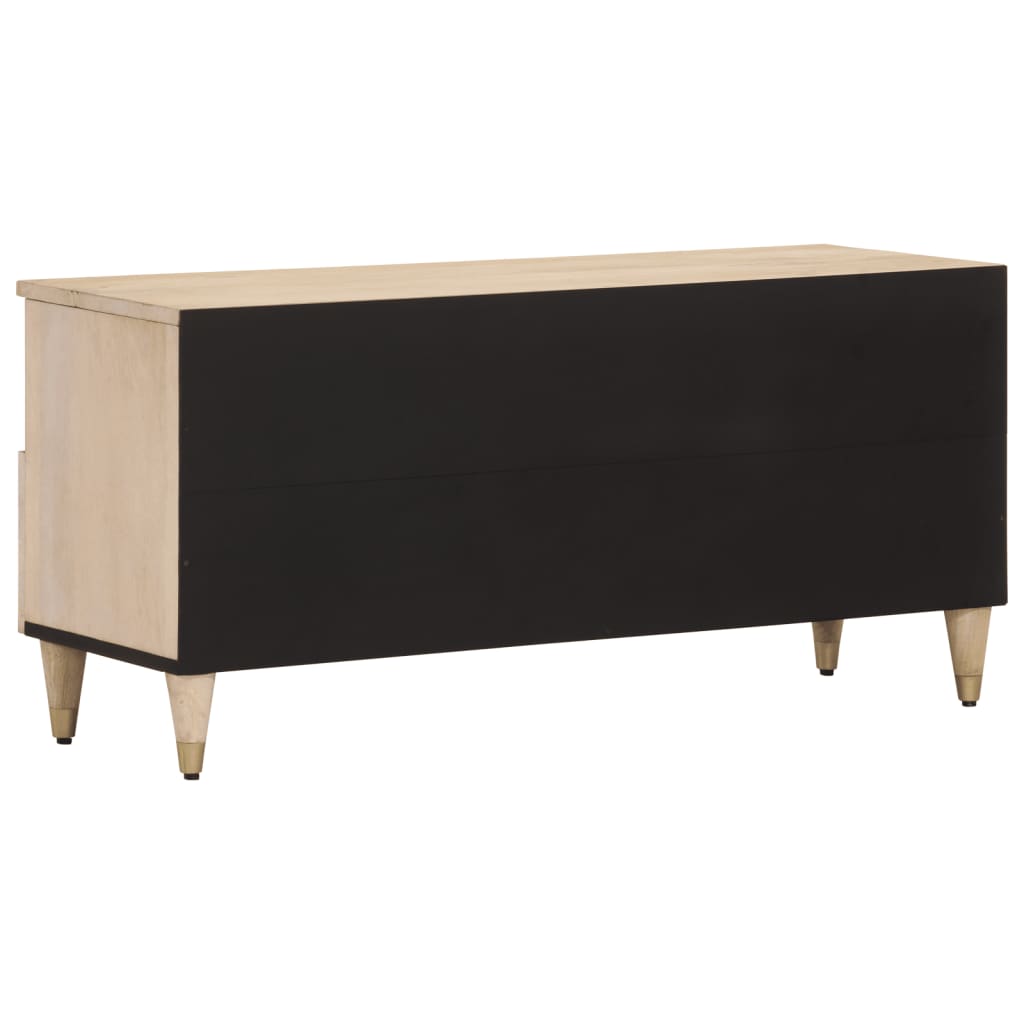 Tv Cabinet 100X33X46 Cm Solid Wood Mango
