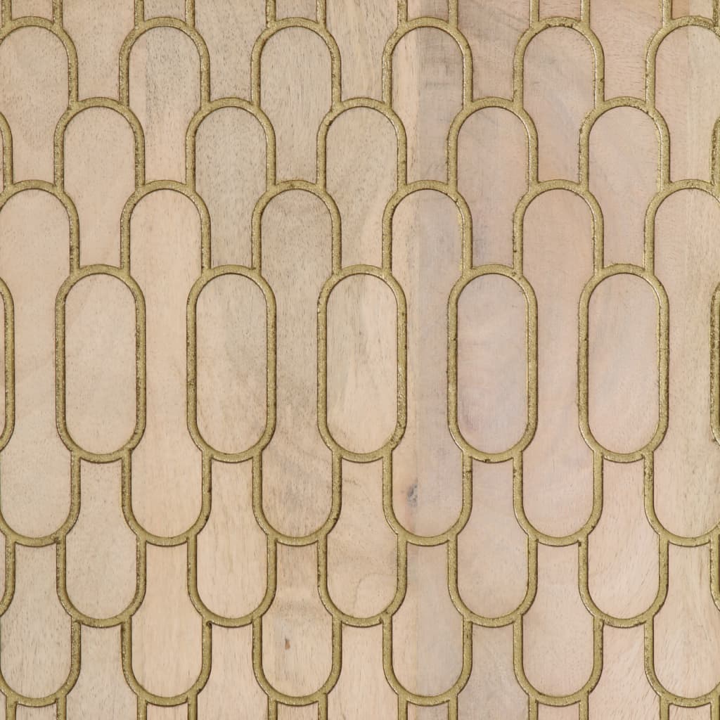 Bathroom Wall Cabinet 38X33X48 Cm Solid Wood Mango