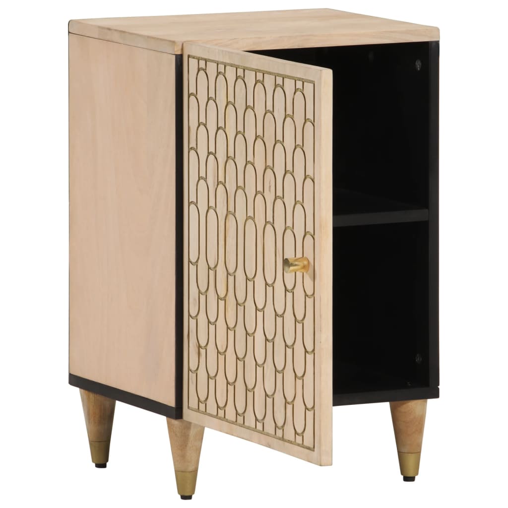 Bathroom Cabinet 38X33X58 Cm Solid Wood Mango