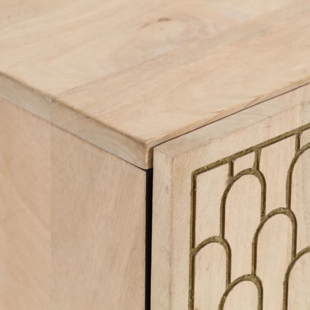 Bathroom Cabinet 38X33X58 Cm Solid Wood Mango