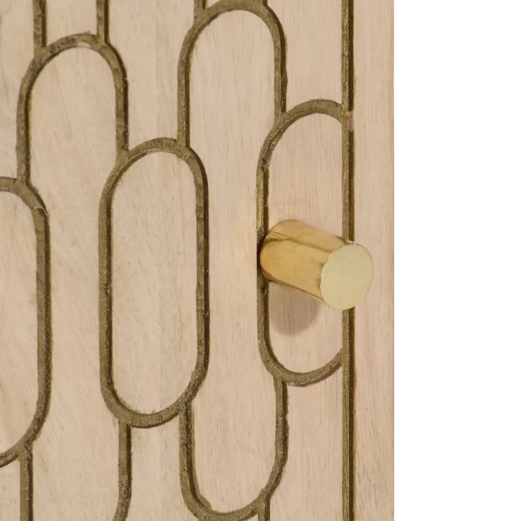 Bathroom Cabinet 38X33X58 Cm Solid Wood Mango