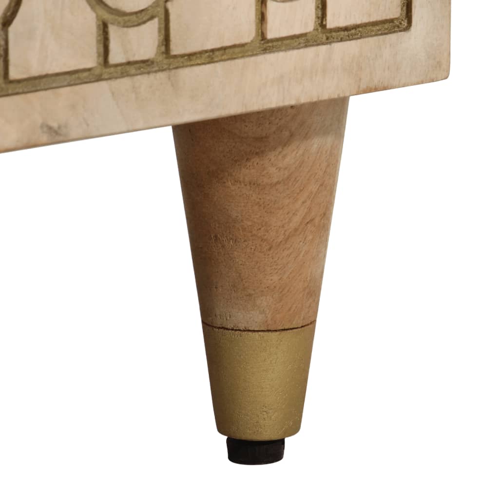 Bathroom Cabinet 38X33X58 Cm Solid Wood Mango