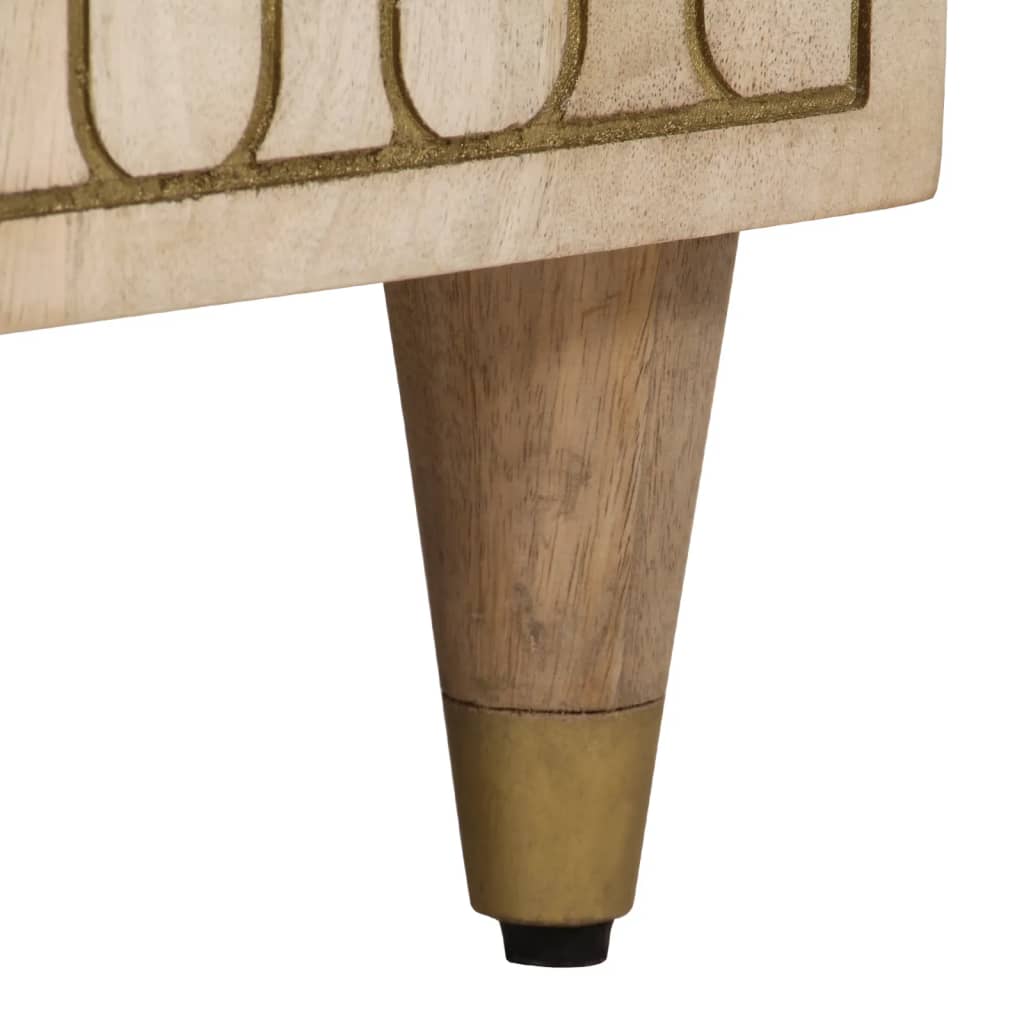 Bathroom Cabinet 38X33X160 Cm Solid Wood Mango