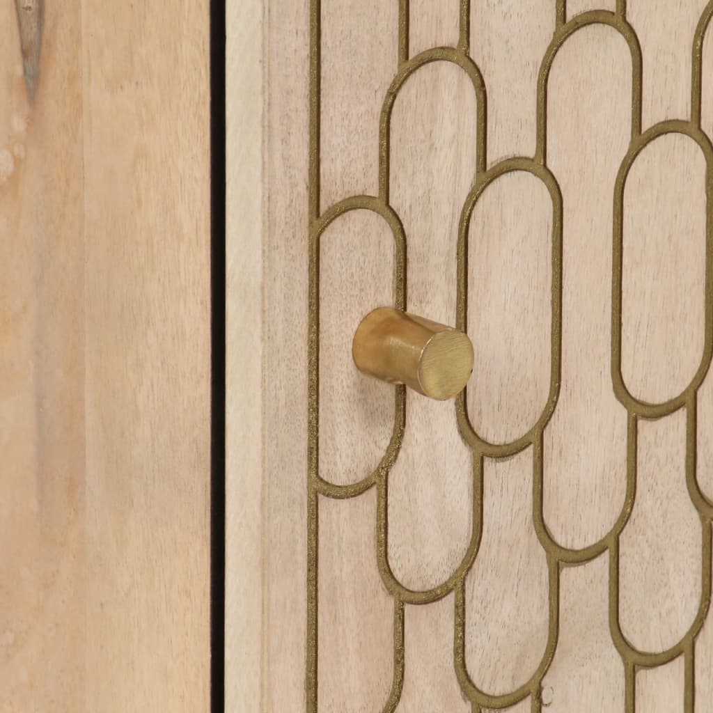 Bathroom Cabinet 38X33X160 Cm Solid Wood Mango