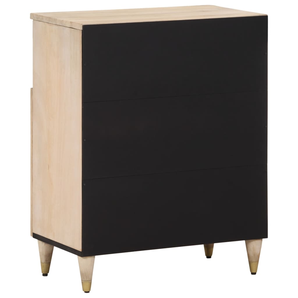 Side Cabinet 60X33X75 Cm Solid Wood Mango