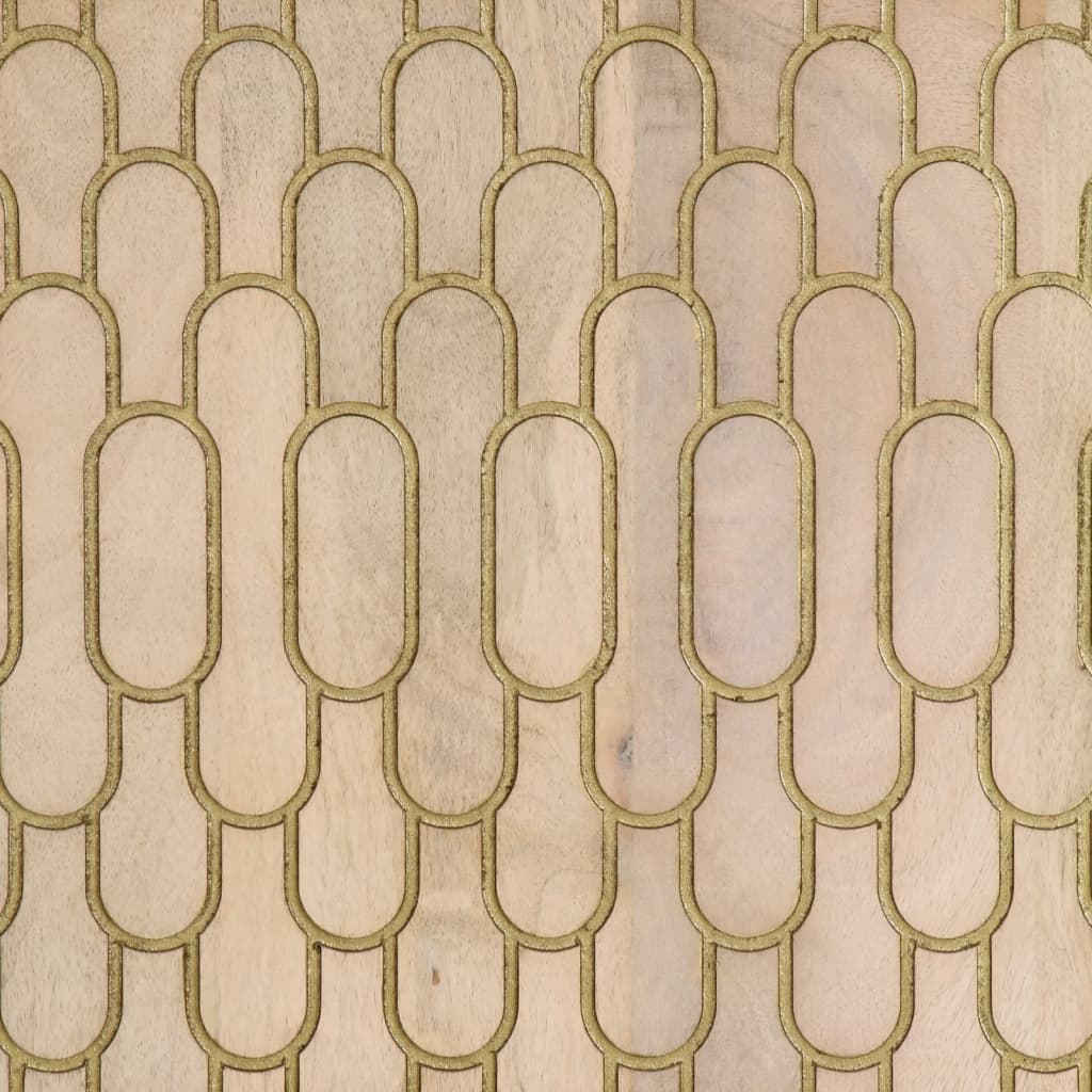 Side Cabinet 60X33X75 Cm Solid Wood Mango