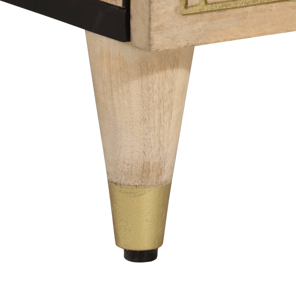 Side Cabinet 60X33X75 Cm Solid Wood Mango