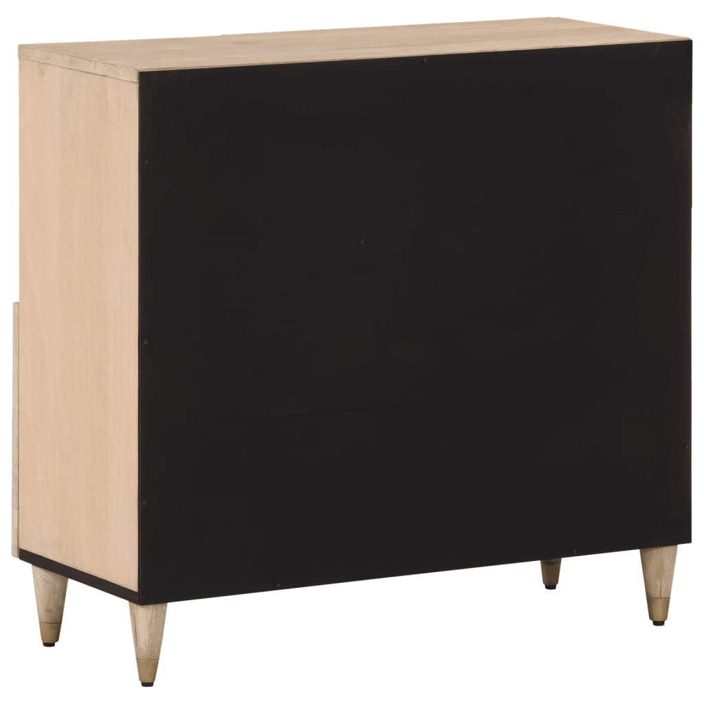 Side Cabinet 80X33X75 Cm Solid Wood Mango