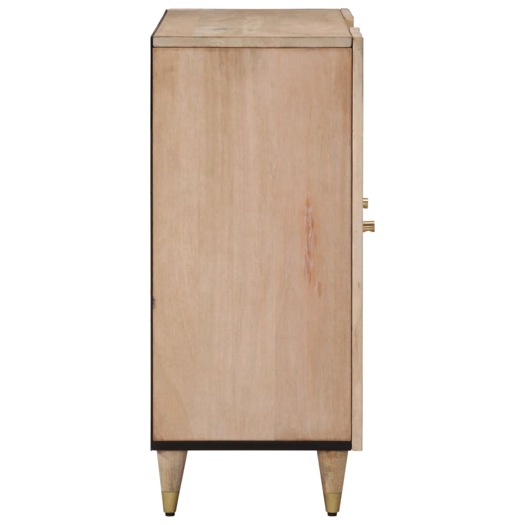 Side Cabinet 90X33X75 Cm Solid Wood Mango