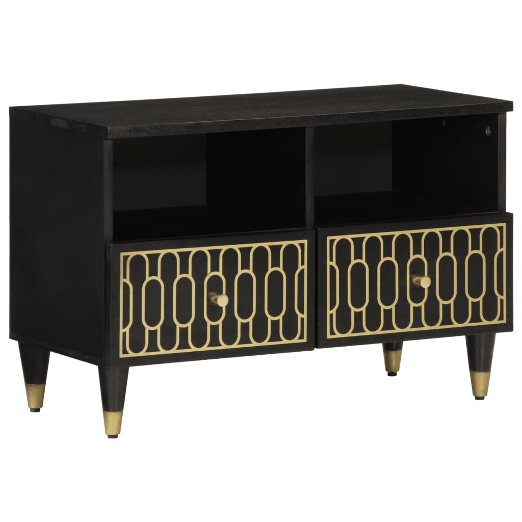 Tv Cabinet 70X33X46 Cm Solid Wood Mango