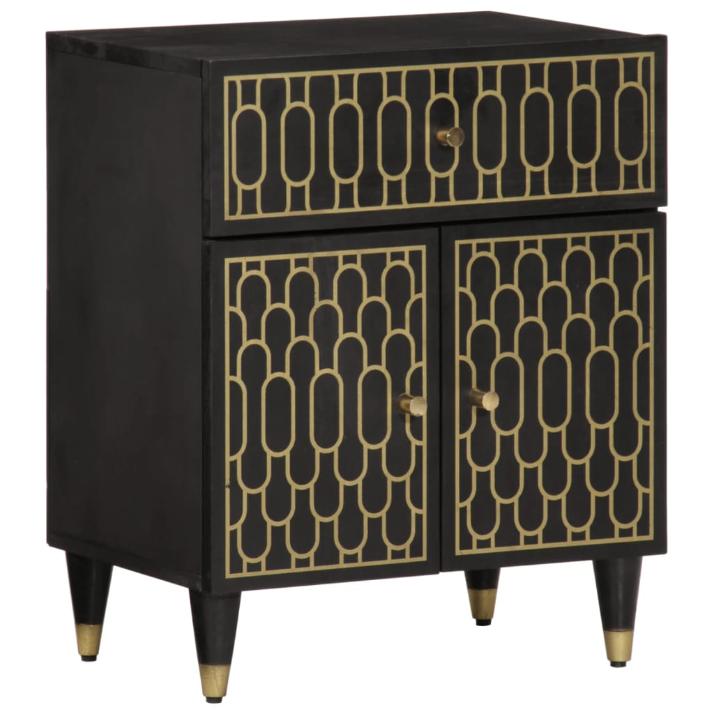 Bedside Cabinet 50X33X60 Cm Solid Wood Mango