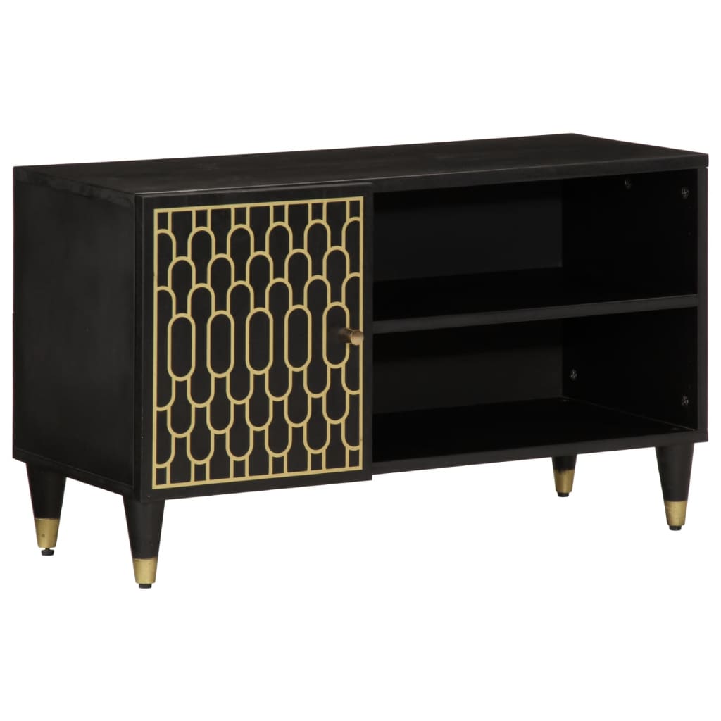 Tv Cabinet 80X31X46 Cm Solid Wood Mango