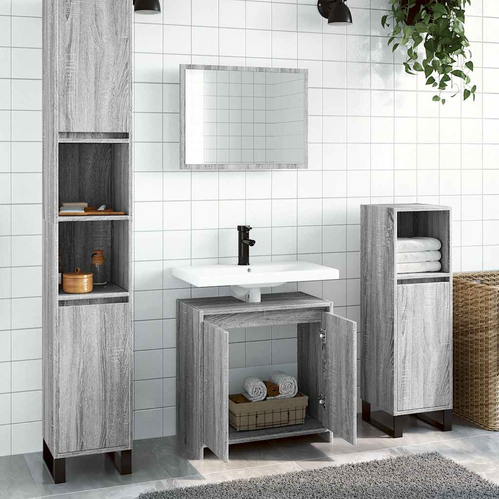 Bathroom Furniture Set Engineered Wood